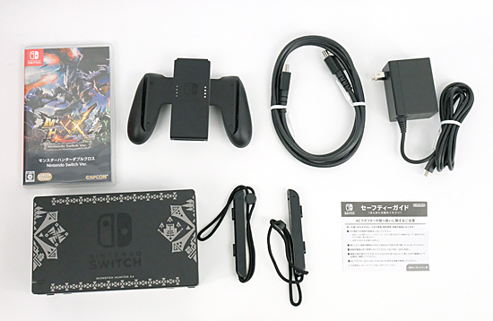 【１日と三太郎の日はポイント３倍！！】【中古】送料無料 任天堂 モンスターハンターダブルクロス Nintendo Switch Ver. スペシャルパック 本体・液晶画面いたみ 元箱あり_2