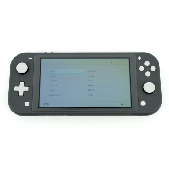 【中古】送料無料 任天堂 Nintendo Switch Lite(ニンテンドースイッチ ライト) HDH-S-GAZAA グレー 液晶画面いたみ 元箱あり_1