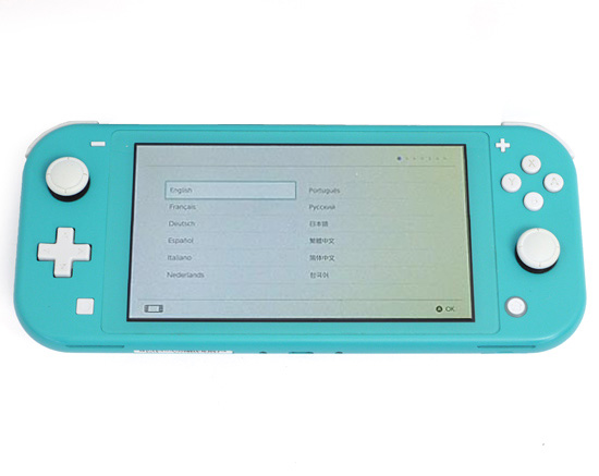 【中古】送料無料 任天堂 Nintendo Switch Lite(ニンテンドースイッチ ライト) HDH-S-BAZAA ターコイズ 本体のみ 液晶画面いたみ 元箱あり_1