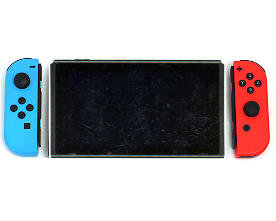 【中古】送料無料 任天堂 Nintendo Switch バッテリー拡張モデル HAD-S-KABAA ネオンブルー・ネオンレッド 液晶画面いたみ_1