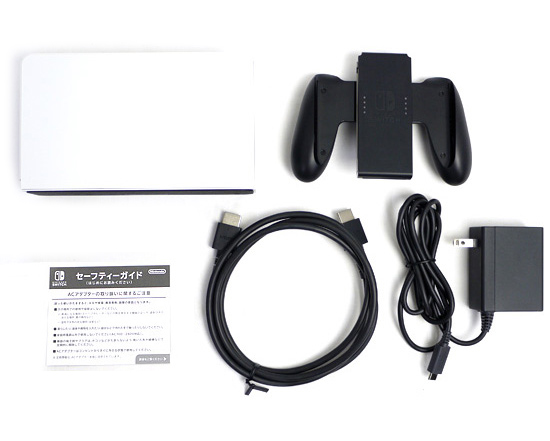 【１日と三太郎の日はポイント３倍！！】【中古】送料無料 任天堂 Nintendo Switch 有機ELモデル HEG-S-KAAAA ホワイト 訳あり_1