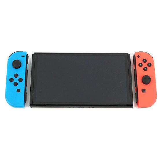 【中古】送料無料 任天堂 Nintendo Switch 有機ELモデル HEG-S-KABAA ネオンブルー・ネオンレッド 元箱あり_1