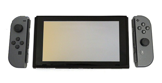 【中古】送料無料 任天堂 Nintendo Switch グレー 液晶画面いたみ 元箱あり_1