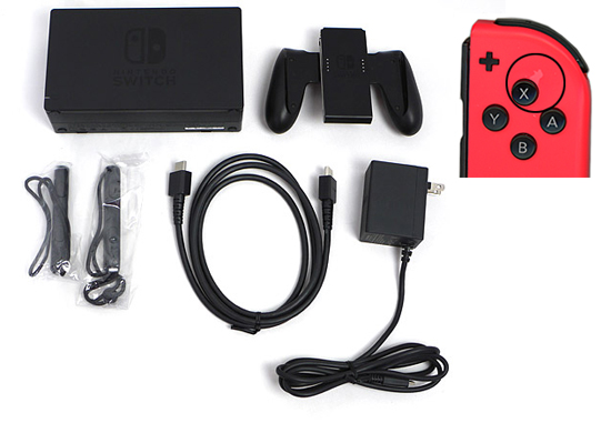 【中古】送料無料 任天堂 Nintendo Switch ネオンブルー/ネオンレッド Joy-Conいたみ 元箱あり_2