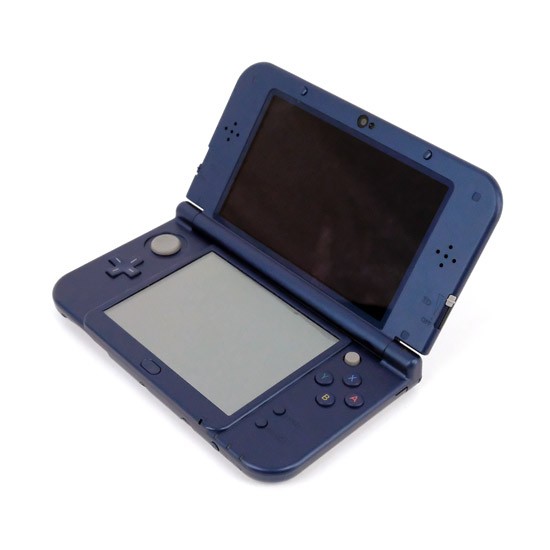 中古即納】送料無料 任天堂 Newニンテンドー3DS LL メタリックブルー 元箱あり Nintendo3DS本体