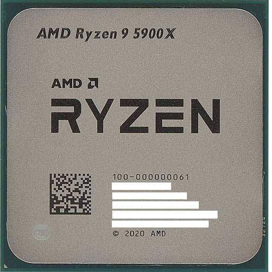 送料込！　Ryzen 9 5900X