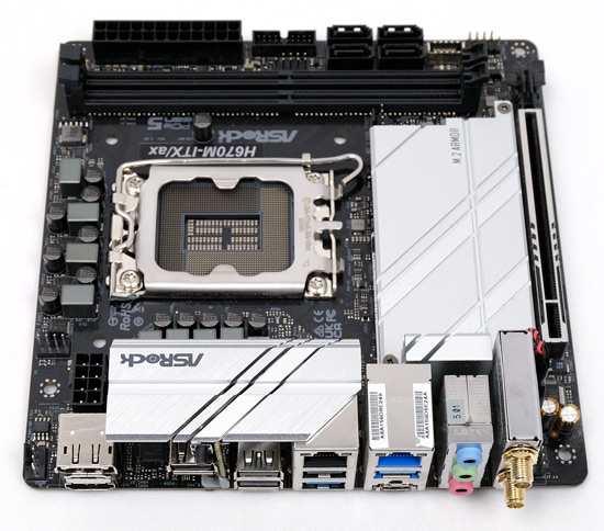 中古即納】送料無料 ASRock製 Mini ITXマザーボード H670M-ITX/ax