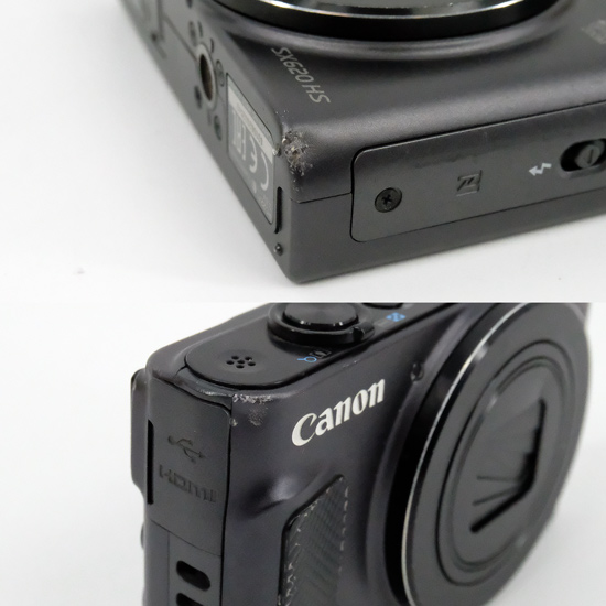 【中古】送料無料 Canon製 PowerShot SX620 HS ブラック 2020万画素 本体いたみ 本体のみ_1