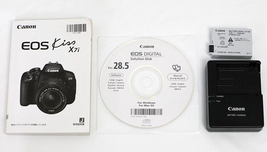 【中古即納】送料無料 キヤノン Canon デジタル一眼カメラ EOS Kiss X7i ボディ 元箱あり EOS（キヤノン） SDメモリーカード フルHD（192