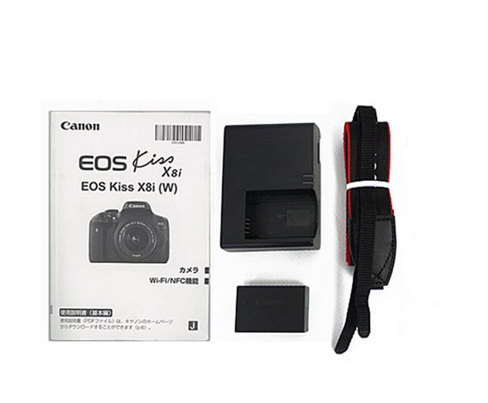 中古】キヤノン Canon EOS KIss X8i 18-55mm STM レンズキット  