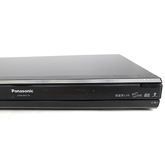 【中古】送料無料 Panasonic ブルーレイディスクレコーダー DIGA DMR-BW770 500GB リモコンなし 本体いたみ