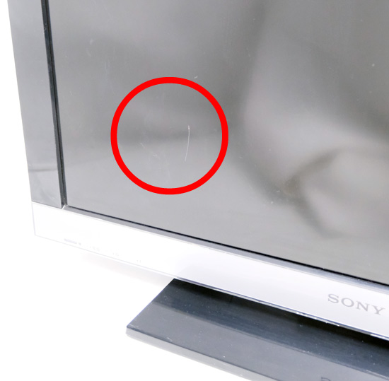 【中古】送料無料 SONY 32V型 ハイビジョン液晶テレビ BRAVIA KDL-32EX300(B) ブラック リモコンなし 液晶画面いたみ_2