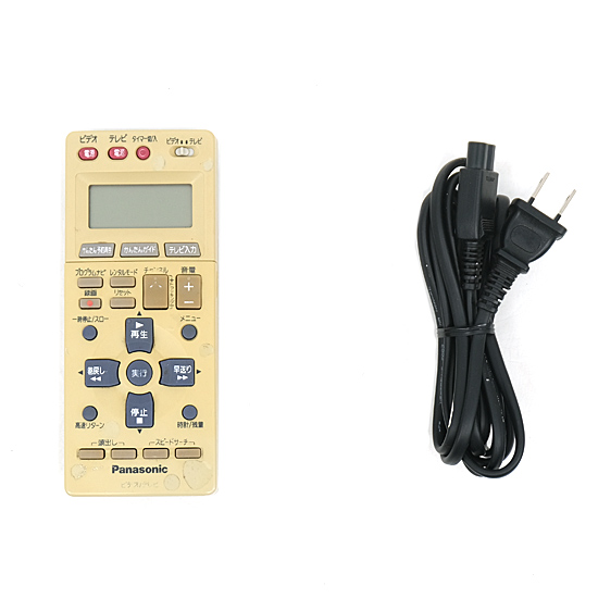 【中古】送料無料 Panasonic VHSハイファイビデオ NV-HV72G リモコン付き リモコンいたみ_1