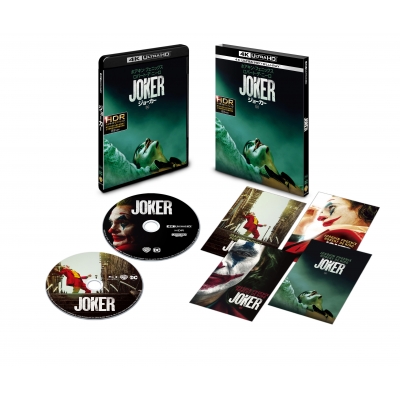 【Blu-ray】 【初回仕様】ジョーカー ＜4K ULTRA HD & ブルーレイセット＞（2枚組／ポストカード付） 送料無料の通販は