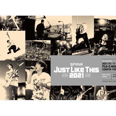 【Blu-ray】 SPYAIR スパイエアー / JUST LIKE THIS 2021 【完全生産限定盤】(Blu-ray) 送料無料