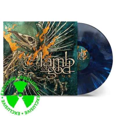 【LP】 Lamb Of God ラムオブゴッド / Omens Blue / White / Black Marbled Vinyl 送料無料