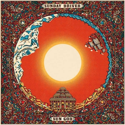 【LP】 Sunday Driver / Sun God:  Signed Exclusive 180 Gsm Fire Red Translucent Vinyl  &  Die-cut Cover 送料無料
