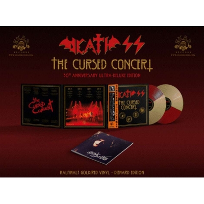 【LP】 Death SS / Cursed Concert - 30th Anniversary Edition (Deluxe Trifold+ 12inch X 12inch Booklet + Obi (Diehard Ha