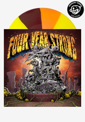 【LP】 Four Year Strong / Enemy Of The World (Re-recorded) Exclusive Lp (Yellow With Orange  &  Brown Twist Vinyl) 送