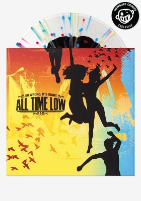 【LP】 All Time Low オールタイムロウ / So Wrong It's Right Exclusive Lp (Black In Clear With Yellow- Blue  &  Red Spla