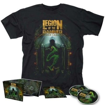 【CD輸入】 Legion Of The Damned リージョンオブザダムド / Poison Chalice Digipak 2cd + T-shirt Bundle (M Size) 送料無料