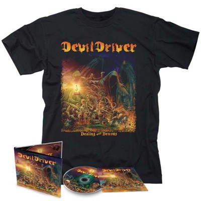 【CD輸入】 DevilDriver / Dealing With Demons Vol.ii - Digipak Cd + T-shirt Bundle (L Size) 送料無料の通販は