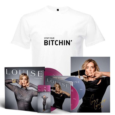 【CD輸入】 Louise / Greatest Hits 2lp Violet Colour Vinyl + 2cd Deluxe + Cassette + Stop Your Bitchin' T-shirt + Signe