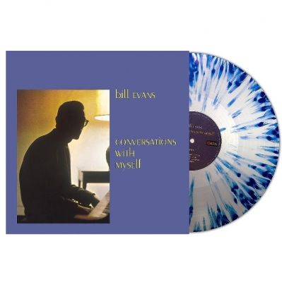 【LP】 Bill Evans (Piano) ビルエバンス / Conversations With Myself (クリア＆ブルー・スプラッター・ヴァイナル仕様 / アナログレコード) 送料無料