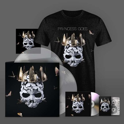 【CD輸入】 Princess Goes / Come Of Age: Double Clear Vinyl Lp Cd Album Clear Cassette T-shirt + Signed Print (S