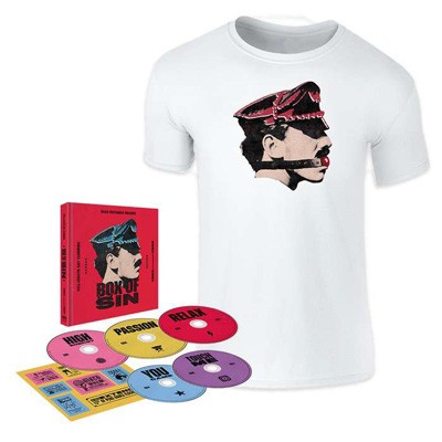 【CD輸入】 オムニバス(コンピレーション) / Disco Discharge Presents: Box Of Sin 5cd Boxset + Exclusive T-shirt (S Size