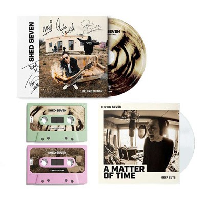 【CD輸入】 Shed Seven / Matter Of Time Deluxe Digipak (Signed) + Pink  /  Green Cassette + Exclusive Deep Cuts Cd Ep の通販は