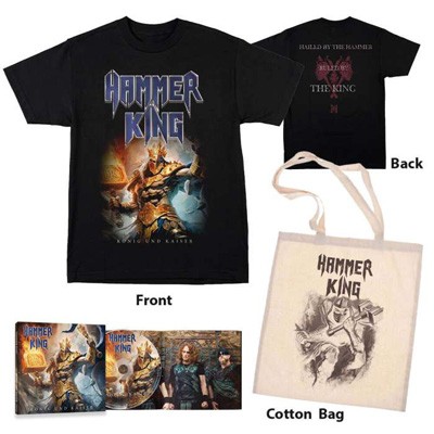 【CD輸入】 Hammer King / Konig Und Kaiser Digipak Cd + T-shirt + Cotton Bag Bundle (L Size) 送料無料の通販は