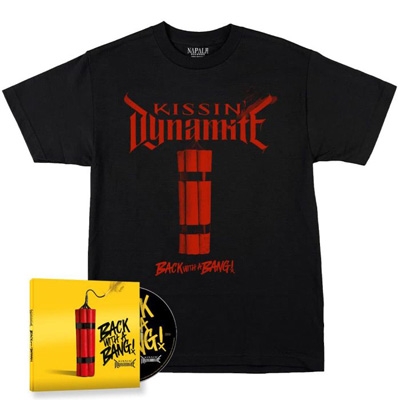 【CD輸入】 Kissin' Dynamite キッシンダイナマイト / Back With A Bang Digipak Cd + T-shirt Bundle (S Size) 送料無料