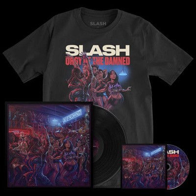 【CD輸入】 Slash スラッシュ / Orgy Of The Damned Double Vinyl Cd & T-shirt (Xl Size) 送料無料