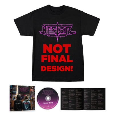 【CD輸入】 Nestor / Teenage Rebel - Digisleeve Cd + T-shirt Bundle (S Size) 送料無料の通販は