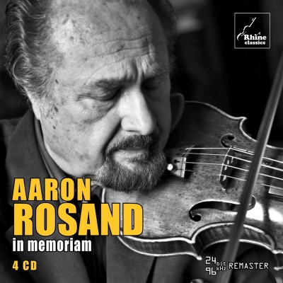 【CD輸入】 ヴァイオリン作品集 / In Memoriam - アーロン・ローザンド／未発表名演集 1972〜2001（4CD） 送料無料