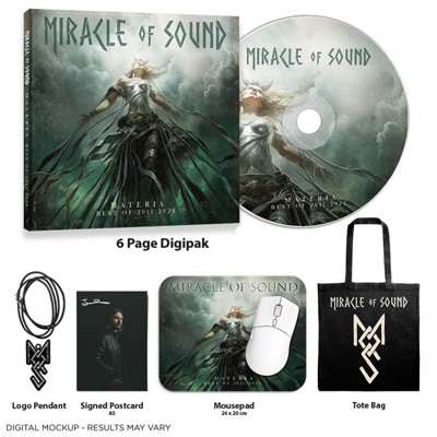 【CD輸入】 Miracle Of Sound / Materia Best Of 2011 - 2024 - Digipak Cd + Special Deluxe Bundle In Cotton Bag (Cd+penda