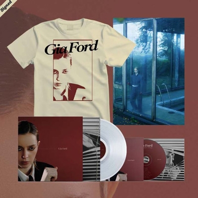 【CD輸入】 Gia Ford / Transparent Things Signed Clear Vinyl + Signed Cd + T-shirt + Signed Poster (Xl Size) 送料無料の通販は