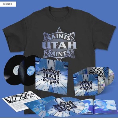 【CD輸入】 Utah Saints ユタセインツ / Utah Saints Limited Edition Mirrorboard 2lp + 2cd + Logo Slipmat + Logo T-shirt