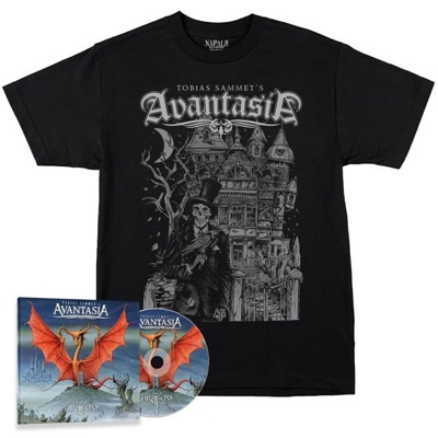 【CD輸入】 Avantasia / Here Be Dragons - Digipak Cd + T-shirt Bundle (S Size) 送料無料
