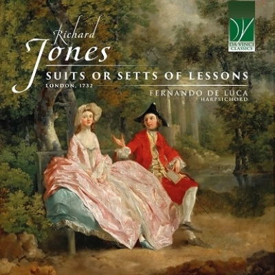 【CD輸入】 ジョーンズ、リチャード（c.1680-1744） / 組曲またはレッスン曲集　フェルナンド・デ・ルカ（チェンバロ）（2CD）