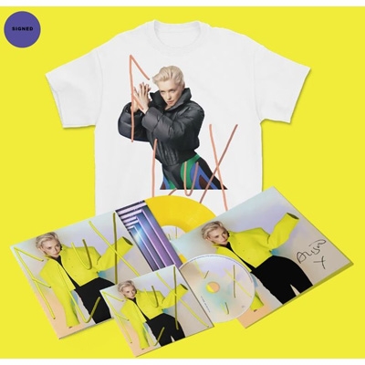 【CD輸入】 Alison Goldfrapp / Flux: Luna Goo Bundle (Cd+yellow Vinyl+t-shirt+signed Print)(S Size) 送料無料