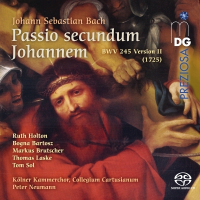 【SACD輸入】 Bach, Johann Sebastian バッハ / 『ヨハネ受難曲』第2稿　ペーター・ノイマン＆ケルン室内合唱団、コレギウム・カルトゥジアヌム（2SACD） 送料無料