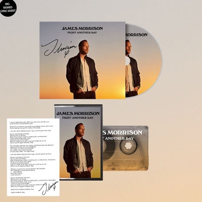 【CD輸入】 James Morrison ジェイムスモリソン / Fight Another Day (Signed) Digipak Cd + Cassette 送料無料