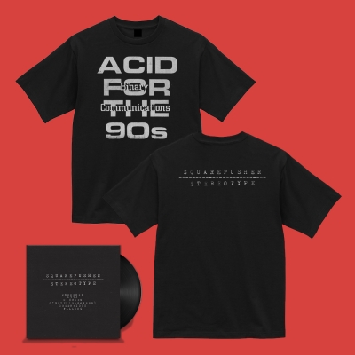 【LP】 Squarepusher スクエアプッシャー / Stereotype (+T-SHIRT(M)) 【数量限定】(帯付 / 2枚組アナログレコード) 送料無料