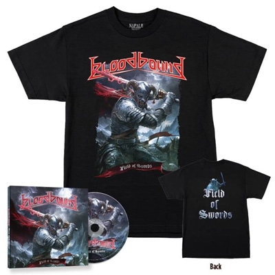 【CD輸入】 Bloodbound / Field Of Swords - Digipak Cd + T- Shirt Bundle (M Size) 送料無料