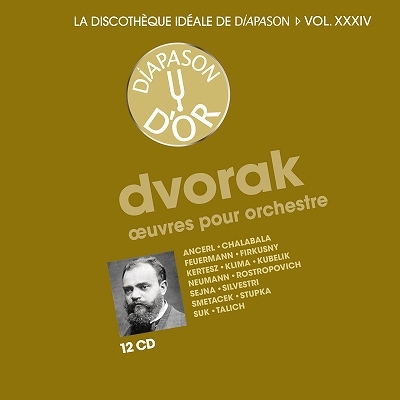 【CD輸入】 Dvorak ドボルザーク / 管弦楽作品集〜仏ディアパゾン誌のジャーナリストの選曲による名録音集（12CD） 送料無料