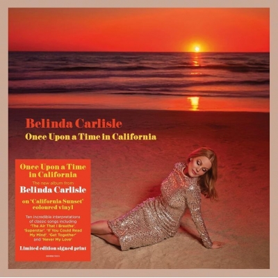 【LP】 Belinda Carlisle / Once Upon A Time In California (W  /  Signed Print)(California Sunset Colored Vinyl) 送料無