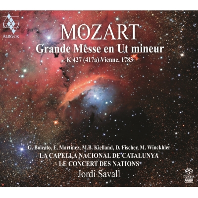 【SACD輸入】 Mozart モーツァルト / 大ミサ曲ハ短調（グリエルミ版）　ジョルディ・サヴァール＆ル・コンセール・デ・ナシオン、ラ・カペラ・ナショナル・デ・カタルーニャ 送料無料