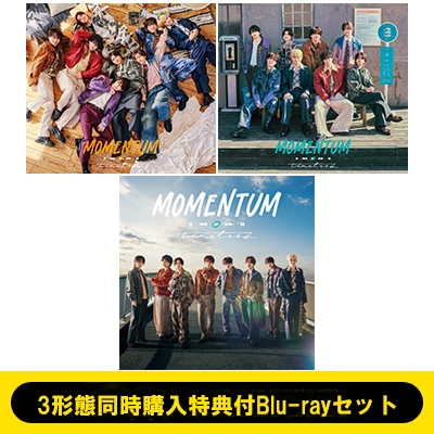 CD】 timelesz / 《3形態同時購入特典付Blu-rayセット》MOMENTUM【初回